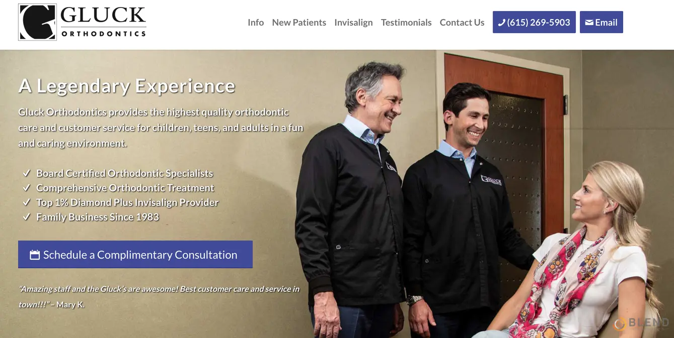 Good Conversion Rate Optimization Example Above the Fold